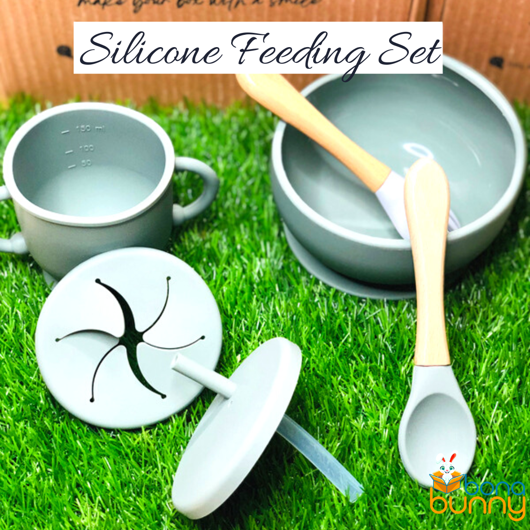 Baby Leon SUNSHINE Silicone Baby Feeding Set (6 pcs) – BabyLeon